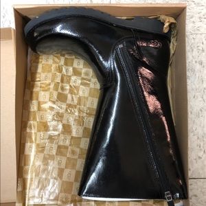Black Glossy Ugg Boots